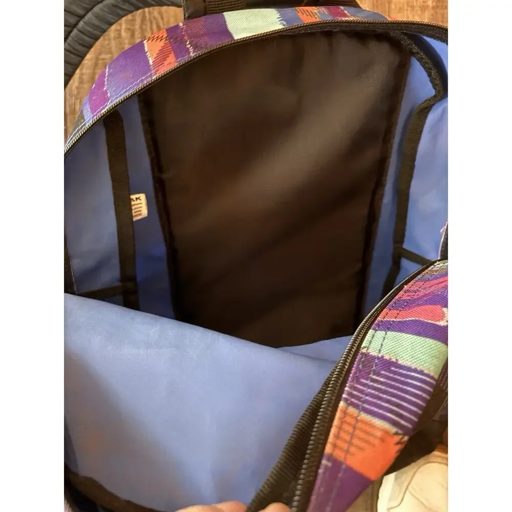 Yak Pak Backpack Geometric Colorful Excellent condition Purple Pink
